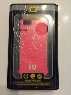 Прочный розовый чехол Caterpillar для iPhone 5/5s
