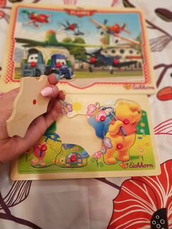 Деревянные пазлы новые