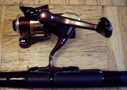 Удилище телескопическое с кольцами, б/у