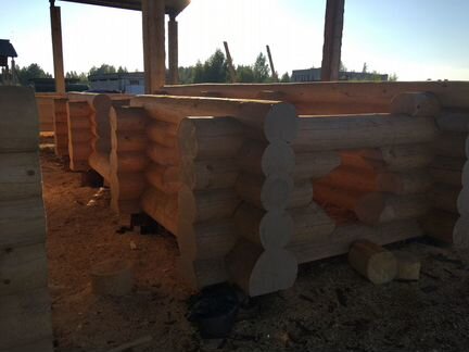 Сруб дома-бани