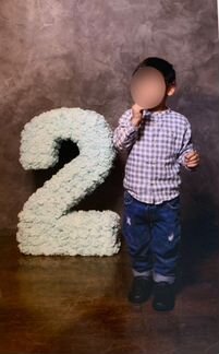 Объемная цифра 2