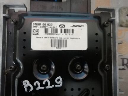 Усилитель звука Mazda 3 BK LF 2006