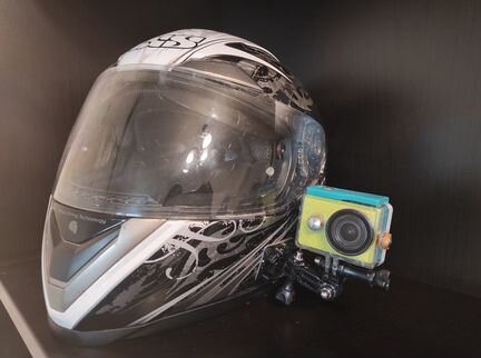 Шлем IXS HX580 с подкачкой щек и солнечными очками