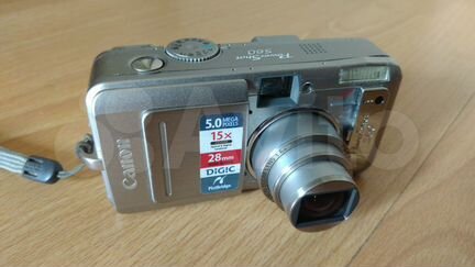 Цифровой фотоаппарат Canon PowerShot S60 5Мп