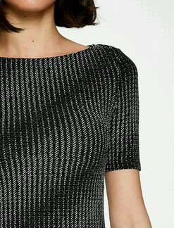 Блузка с металлическим блеском Новая