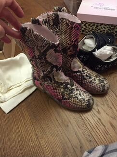 Сапожки казаки летние cherry