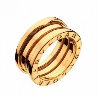 Кольцо Bvlgari B.Zero1 yellow gold 2 band