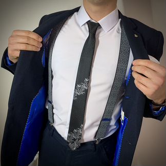 Галстук мужской ручной работы