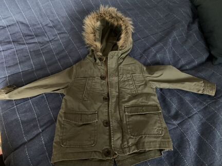 Парка Zara Зара 86см детская Хаки