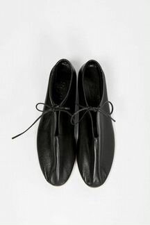 Чёрные кожаные туфли. Martiniano shoes