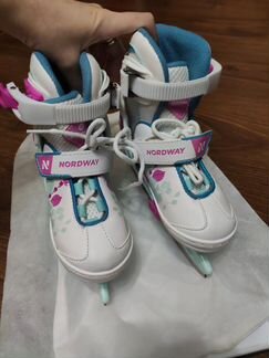 Коньки детские раздвижные Nordway slide Girl