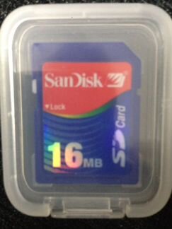 Карта памяти San Disk 16 mb