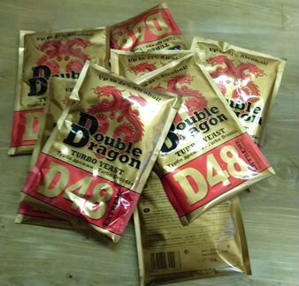 Дрожжи Double Dragon D48, 132 гр