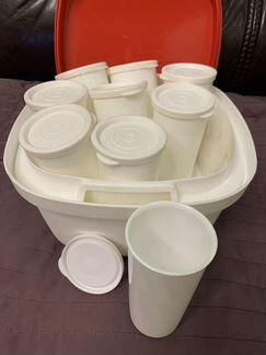 Tupperware йогуртница 9 стаканчиков с ложечками