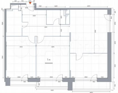 3-к апартаменты, 123.9 м², 13/15 эт.