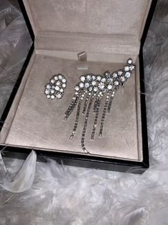 Классные Серьги гвоздик и кафф