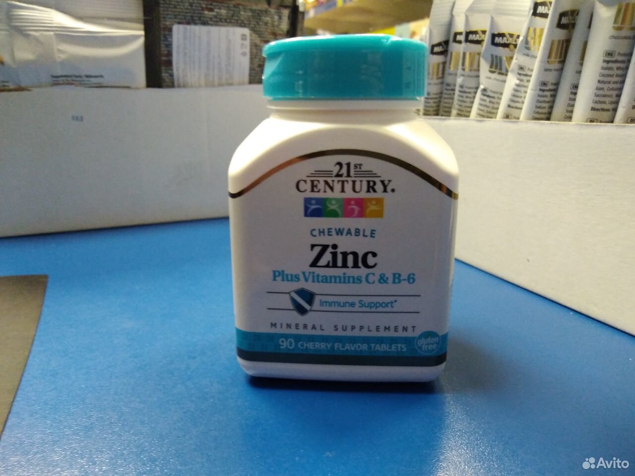 21st Century, Zinc + Vitamin C & B-6, 90таб 89044961000 купить 1