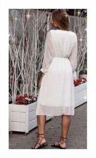 Платье белое нежное