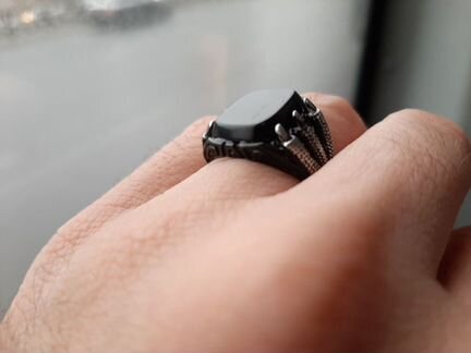 Кольцо мужские печатка