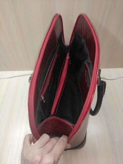 Сумка кожаная (А4 входит)