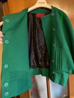 Ассиметричное короткое пальто