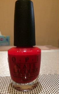 Лак для ногтей OPI Big Apple Red