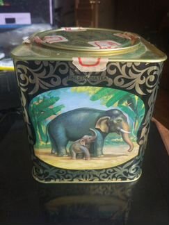 Коробка из под индийского чая, с красивым дизайном