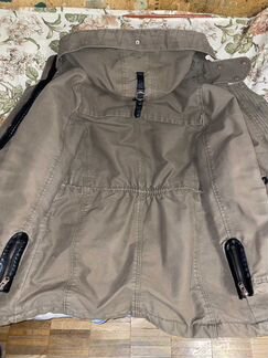 Куртка зимняя Pull&Bear с мехом внутри хаки р-р L