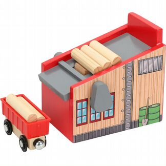 Лесозаготовка для деревянной дороги IKEA, brio