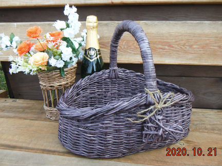 Корзина плетеная, подарочная