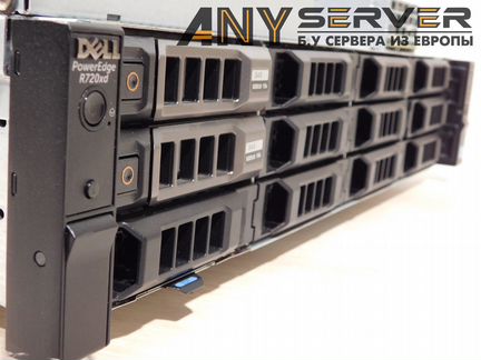 Сервер Dell R720xd 2x E5-2658 48Gb H710 12x3.5