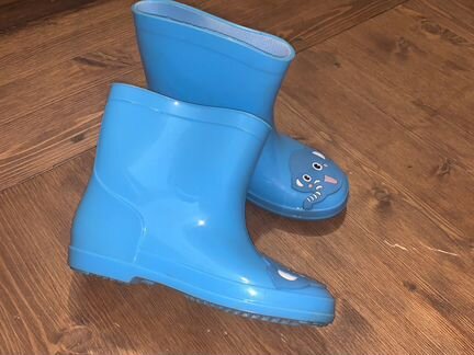 Красочные резиновые сапожки 27 р