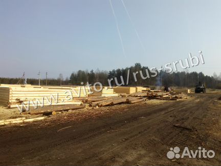 Сруб дома 8х8 + 2м терраса, крыша мансардная