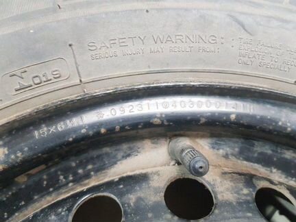 Колесо в сборе 195/65R15, Renault - 1 шт