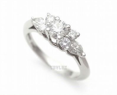 Кольцо Tiffany с бриллиантами 0.75 ct