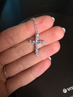 Крест, цепочка, кольца серебряные