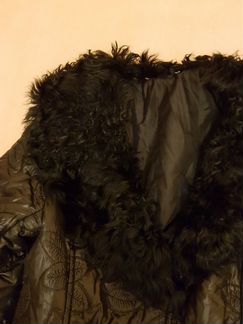 Пальто черное демисезонное