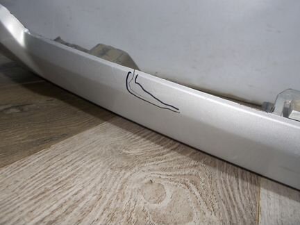 Накладка заднего бампера бу Renault Duster рестайл