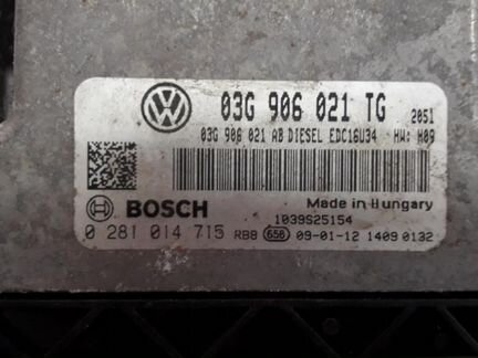 Эбу Шкода Октавия BLS 1.9TDi PD 0281014715