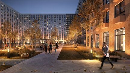 1-к квартира, 45.9 м², 6/30 эт.