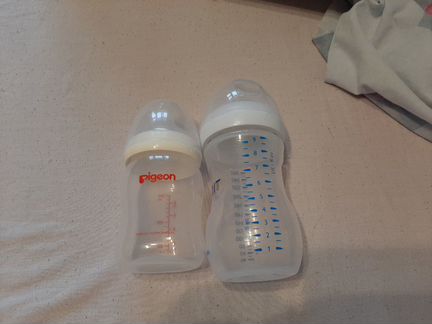 Ручной молокоотсос philips и бутылочки