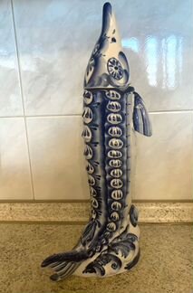 Штоф Гжель Подарочная бутылка день победы с напитк