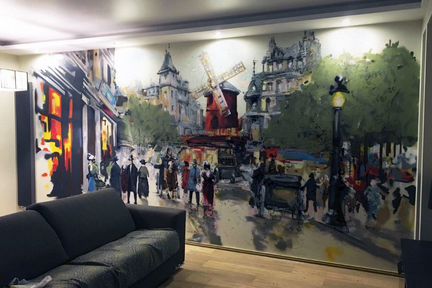 Роспись стен. Граффити оформление