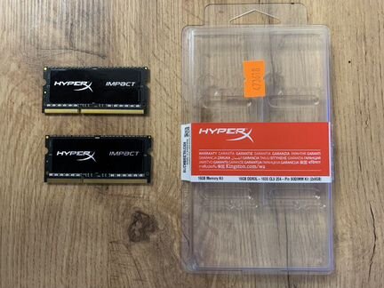 Оперативная память sodimm HyperX 16 Гб (2х8 Гб)