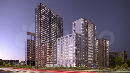 2-к апартаменты, 69.4 м², 7/15 эт.