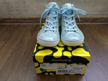 Высокие кеды для девочки Lurchi. (EU 35)