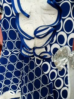 Платье праздничное пышное с бантом