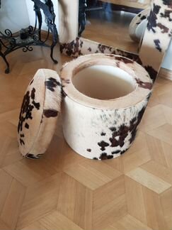 Пуф в шкуре