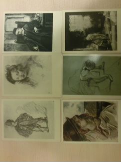 Открытки (картины художников) (изогиз)