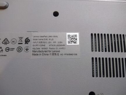 Ноутбук Lenovo L340-15IWL/81LG00mnrk